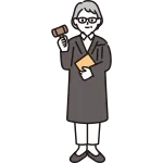 Female Judge Whole Body SVG Icon